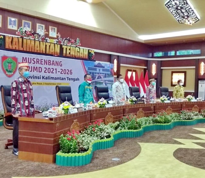 Wakil Gubernur Kalimantan Tengah Buka Musrenbang Provinsi Kalimantan Tengah Tahun 2021 