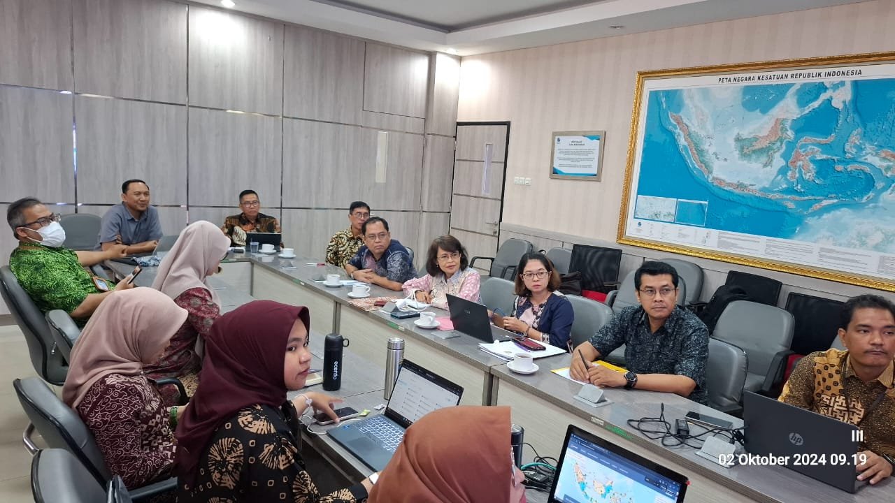 Bappedalitbang Bahas Draf Perpanjangan Perjanjian Kerja Sama dan Rencana Kerja antara Badan Informasi Geospasial (BIG) dengan Pemerintah Provinsi Kalimantan Tengah